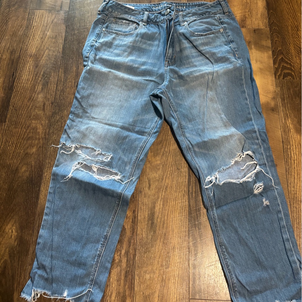 American eagle high rise tomgirl 14 regular